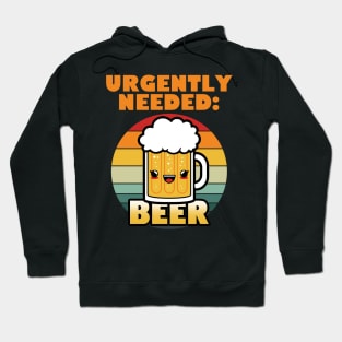 Cute Kawaii Beer Retro Vintage Gift For Beer Lovers Hoodie